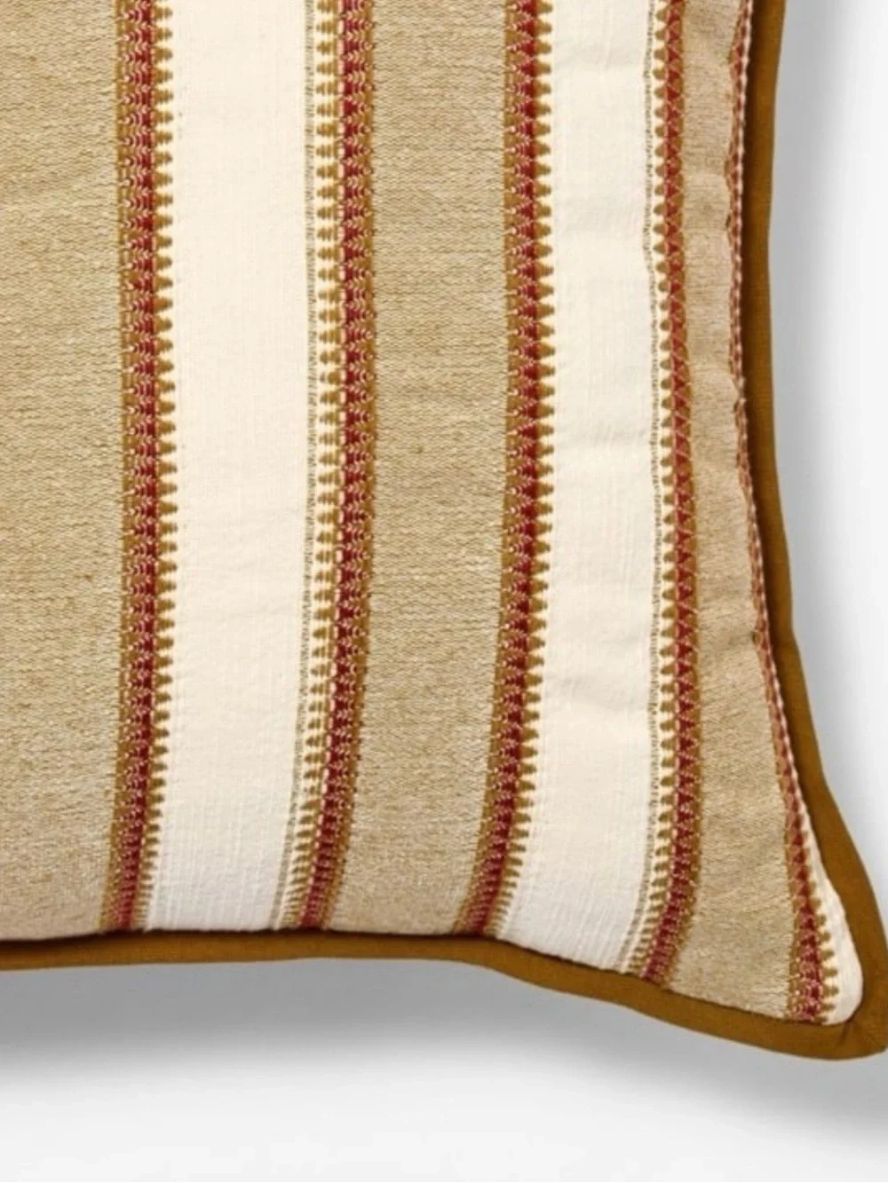 Striped Neutral Throw Pillow - Beige & Cream 20x20 Studio McGee target